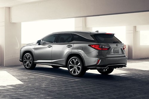 Rear Cross Side View of Lexus RX L