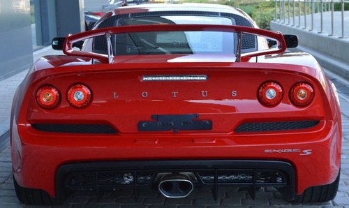Full Rear View of Lotus Exige S