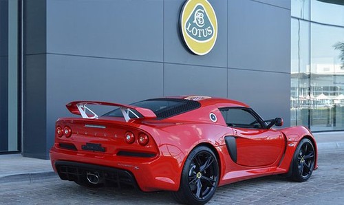 Exige S Rear angle view
