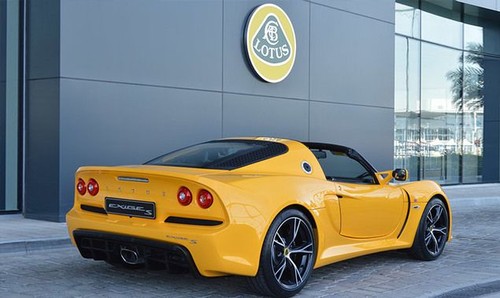 Exige S Roadster Rear angle view