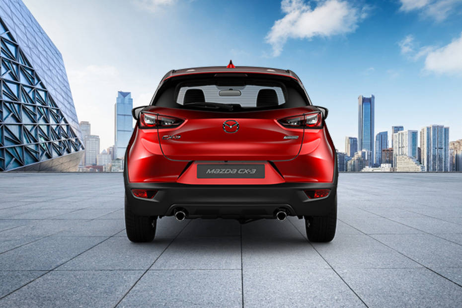 Full Rear View of Mazda CX-3 Full Rear View of Mazda CX-3
