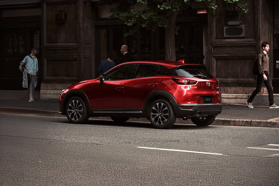 Rear Cross View of Mazda CX-3 Rear Cross View of Mazda CX-3