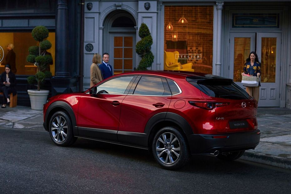 Rear Medium View of Mazda CX-30 in UAE