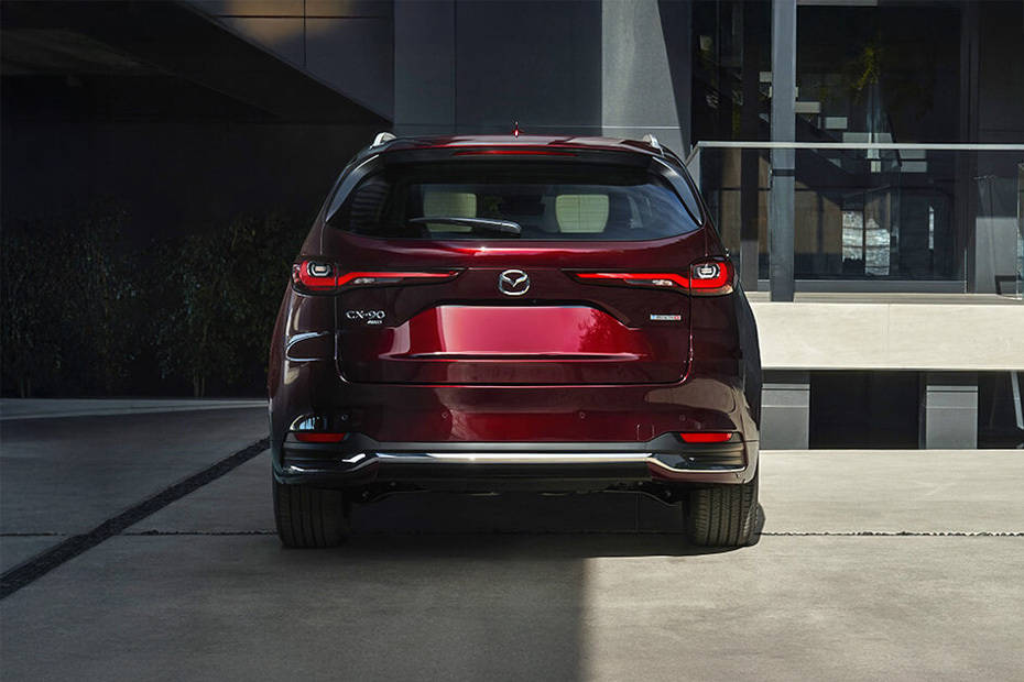 Full Rear View of Mazda CX-90 Full Rear View of Mazda CX-90