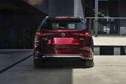 Full Rear View of Mazda CX-90