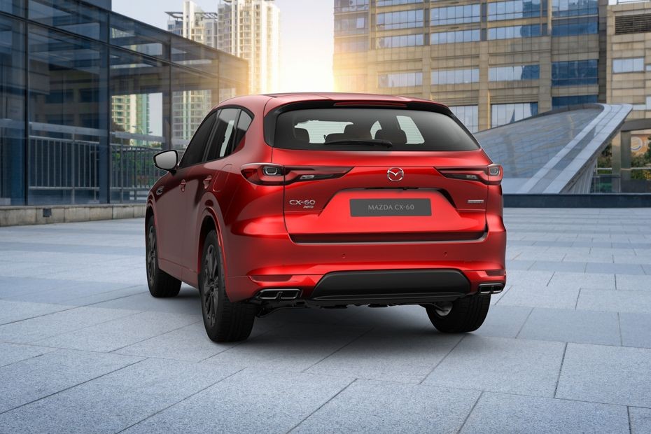 Rear Medium View of Mazda CX-60 in UAE