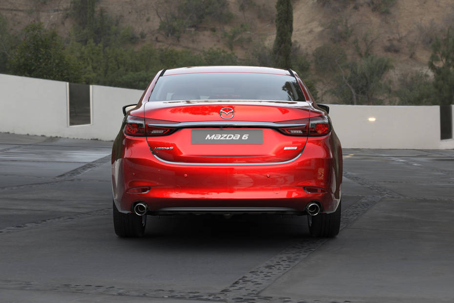 Full Rear View of Mazda 6 Sedan Full Rear View of Mazda 6 Sedan