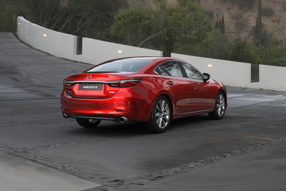 6 Sedan Rear angle view in UAE