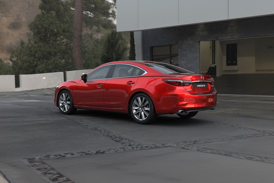 Rear Medium View of Mazda 6 Sedan in UAE