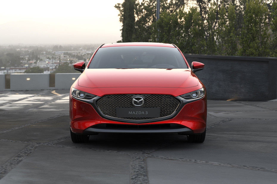 Full Front View of 3 Hatchback in UAE