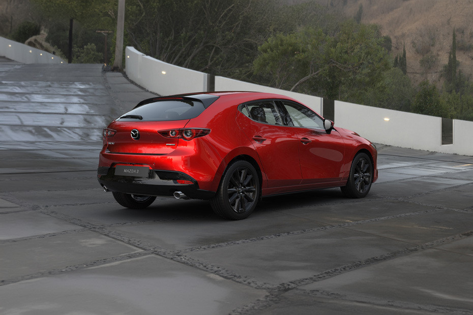 3 Hatchback Rear angle view in UAE