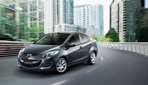 Mazda 2 Front Angle High View