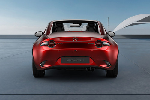 Full Rear View of Mazda MX-5