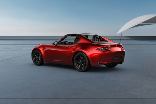 Rear Cross Side View of Mazda MX-5