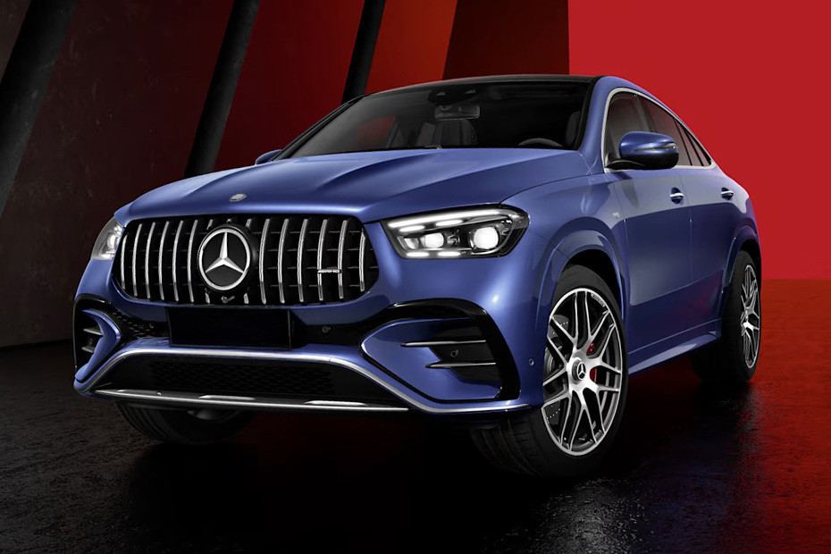 GLE Class Coupe Front deep low Angle View in UAE