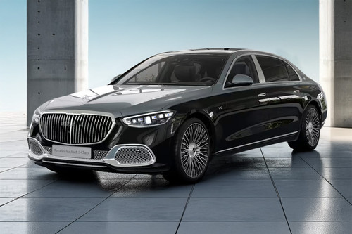 Maybach S Class Front angle low view