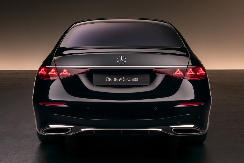 Full Rear View of Mercedes-Benz S Class in UAE