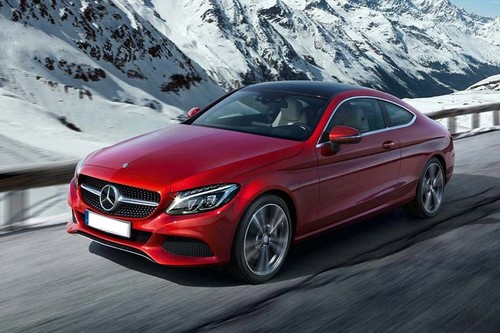 C-Class Coupe Front angle low view