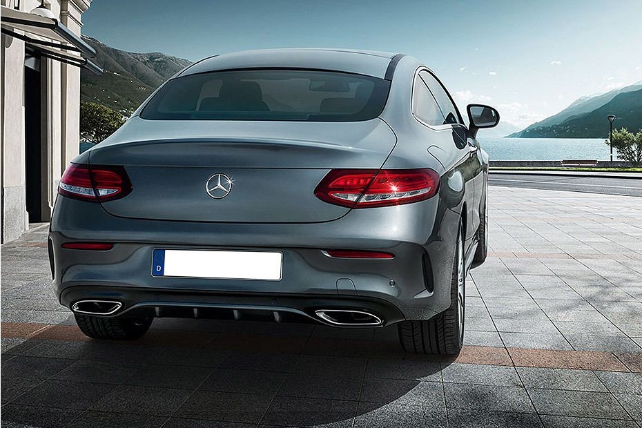 Rear Medium View of Mercedes-Benz C-Class Coupe in UAE