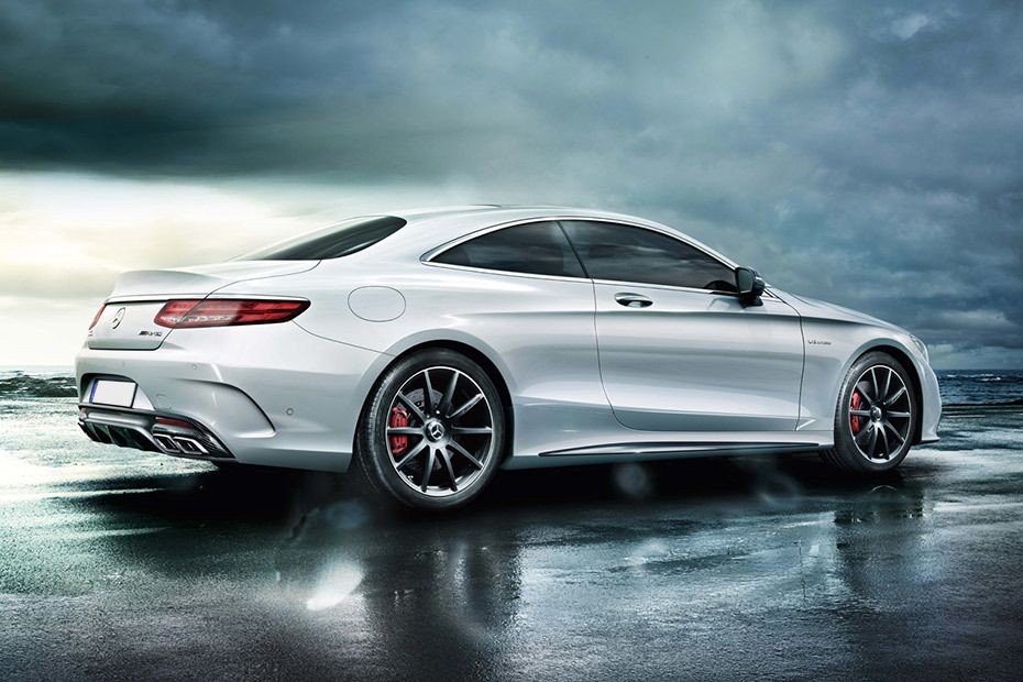 S-Class Coupe Rear angle view in UAE