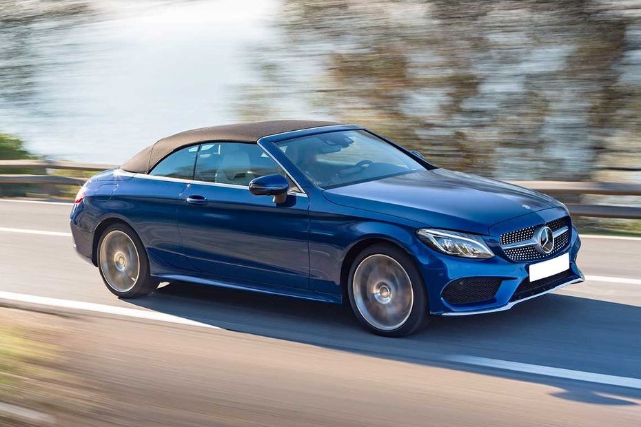 Mercedes-Benz C-Class Cabriolet Front Cross Side View in UAE