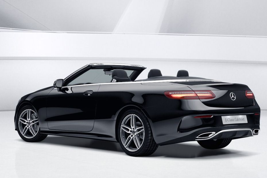 Rear Cross Side View of Mercedes-Benz E-Class Cabriolet in UAE