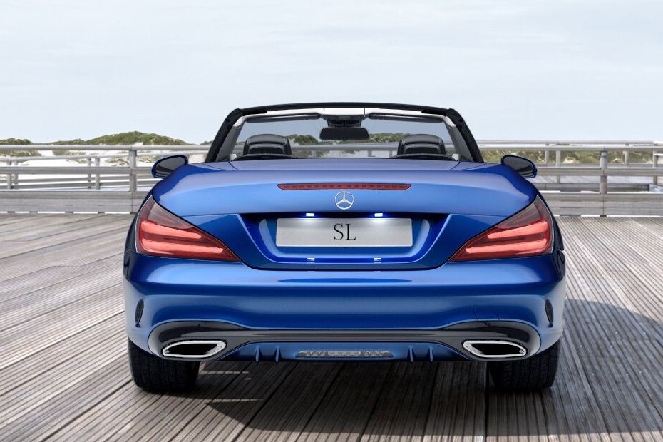 Full Rear View of Mercedes-Benz SL-Class in UAE