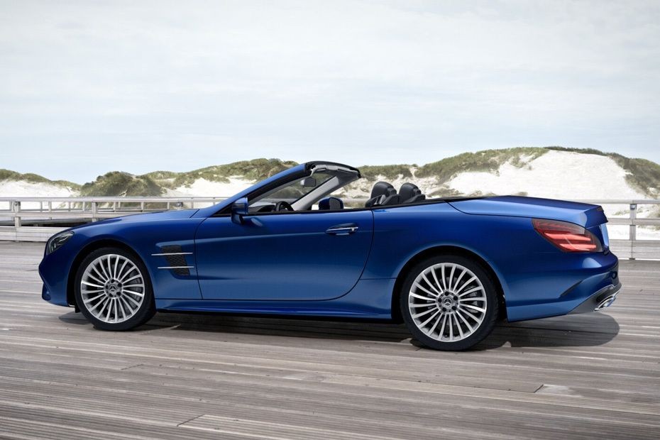 Rear Cross View of Mercedes-Benz SL-Class in UAE