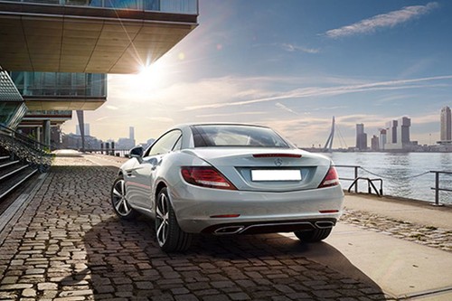 Rear Medium View of Mercedes-Benz SLC-Class