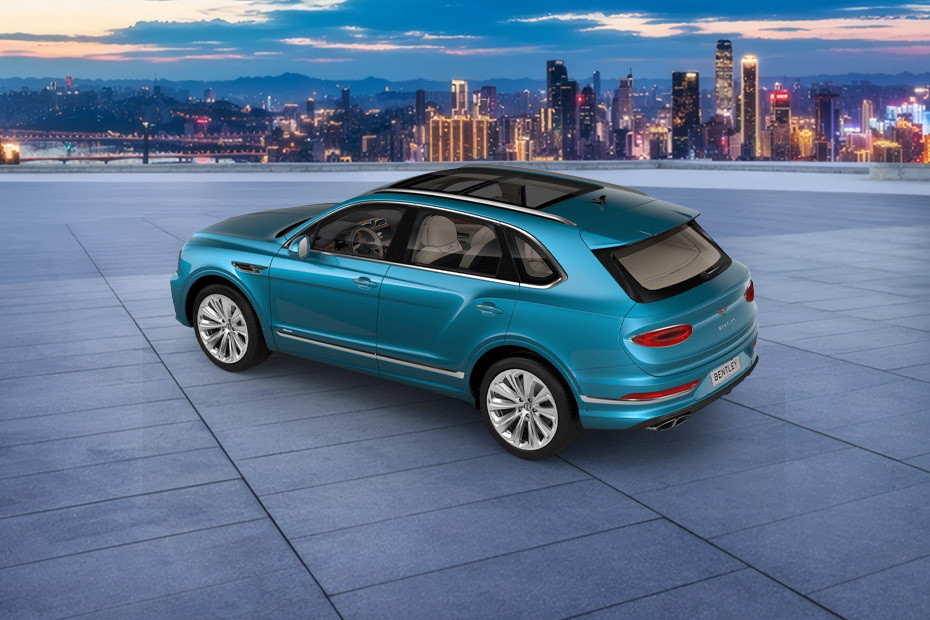 Rear Cross Side View of Bentley Bentayga in UAE