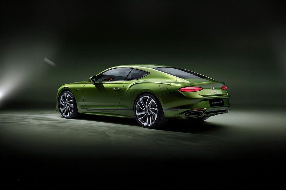 Rear Cross Side View of Bentley Continental GT in UAE