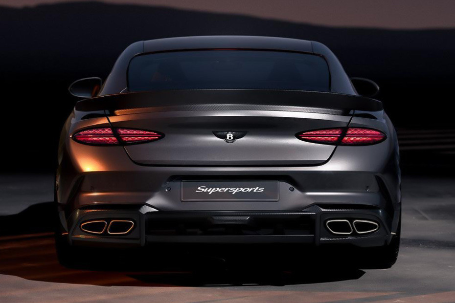 Full Rear View of Bentley Supersports