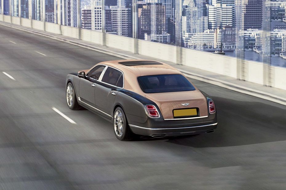 Rear Medium View of Bentley Mulsanne in UAE