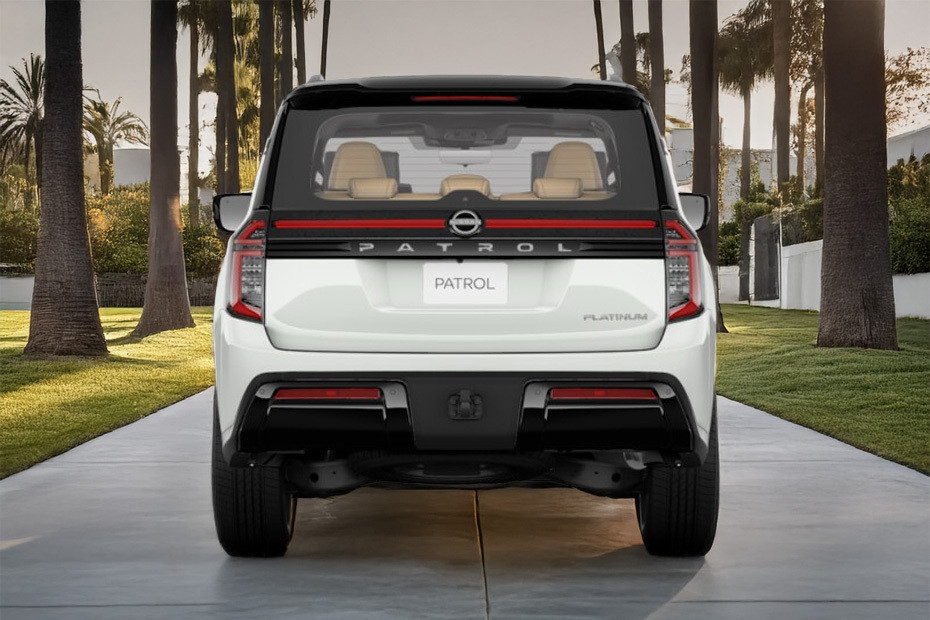 Full Rear View of Nissan Patrol Full Rear View of Nissan Patrol