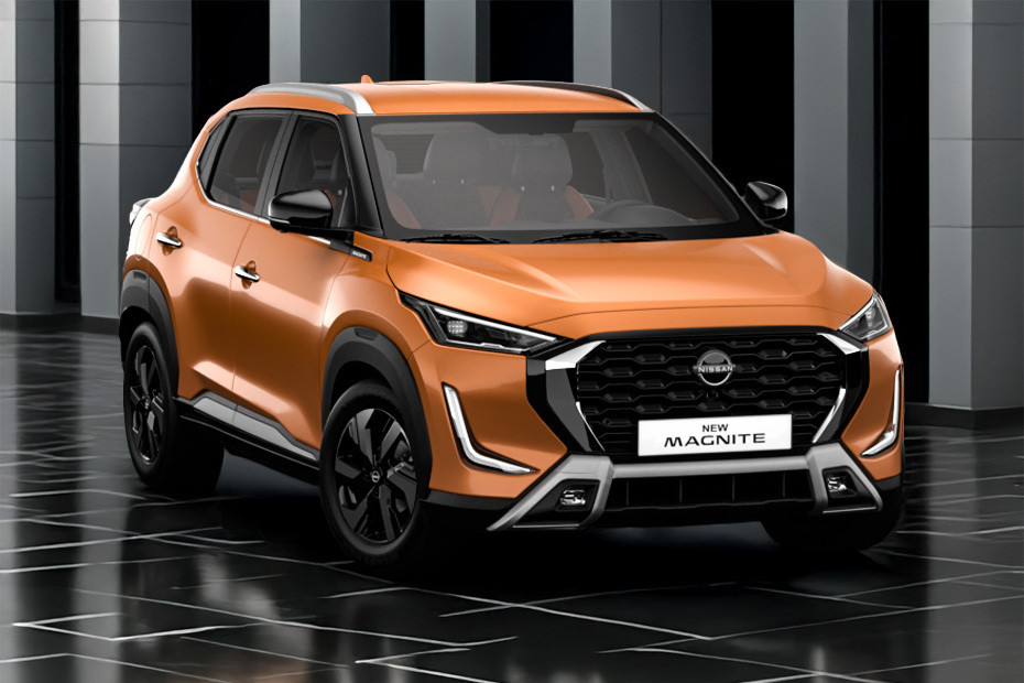 Nissan Magnite Front Medium View in UAE