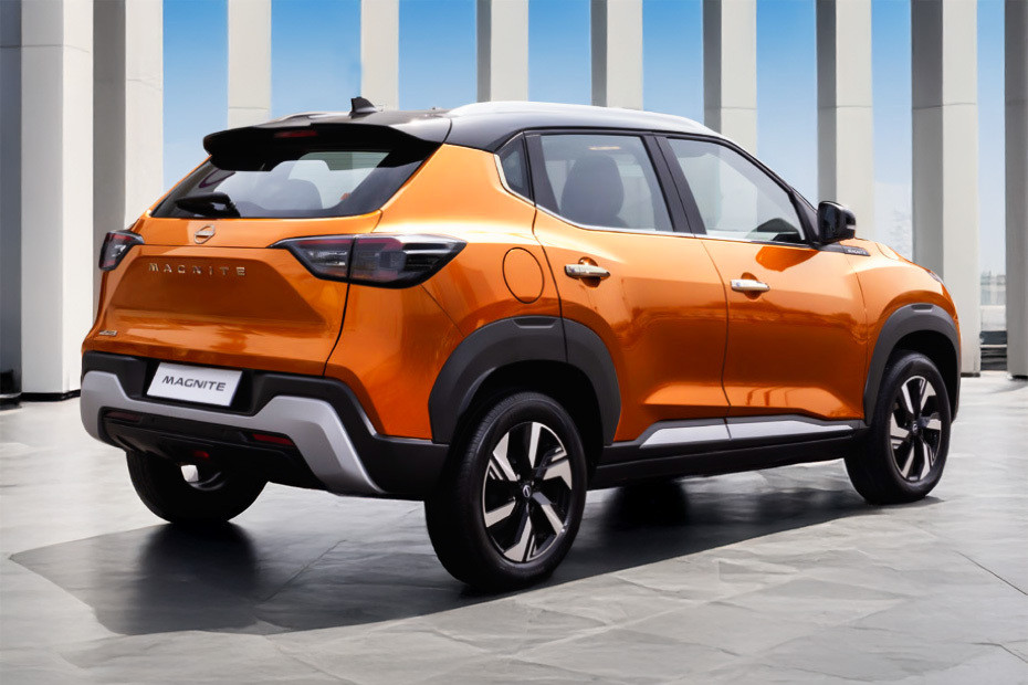 Magnite Rear angle view in UAE