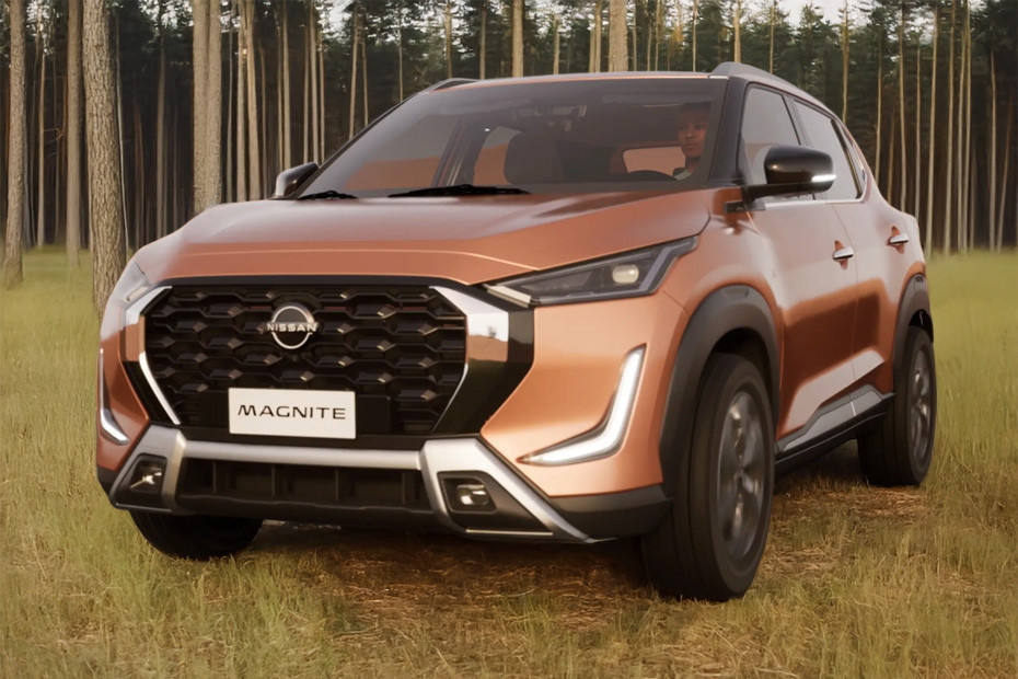 Magnite Tilted Front View in UAE