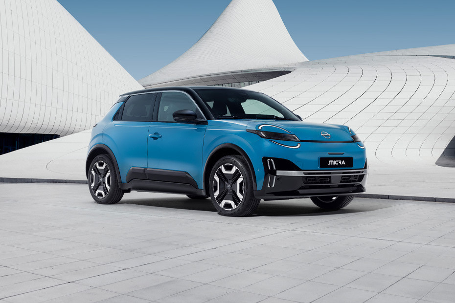 Nissan Micra EV Front Medium View in UAE