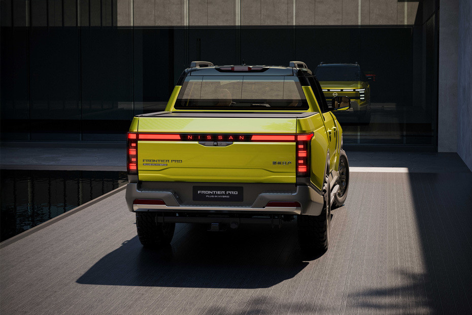 Full Rear View of Nissan Frontier Pro in UAE