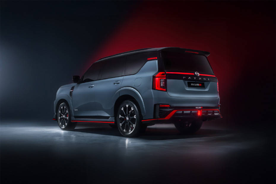 Rear Medium View of Nissan Patrol Nismo Rear Medium View of Nissan Patrol Nismo