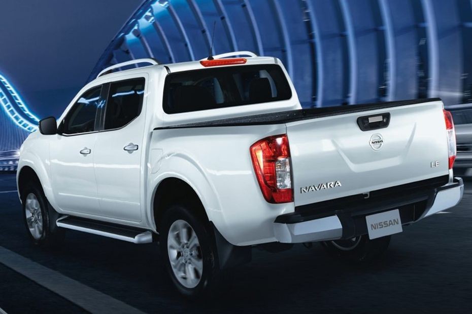 Rear Cross Side View of Nissan Navara Pickup in UAE