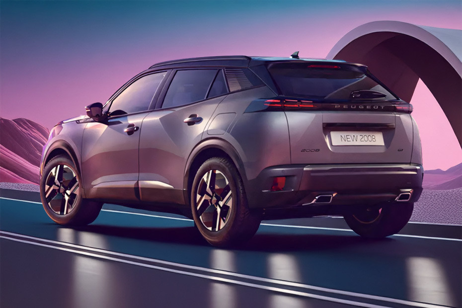 Rear Cross Side View of Peugeot 2008 in UAE