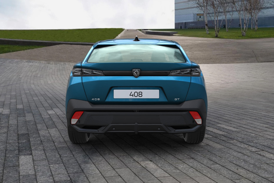 Full Rear View of Peugeot 408 Full Rear View of Peugeot 408