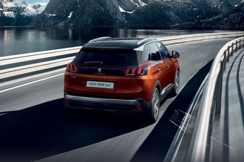 3008 (2012-2022) Rear angle view