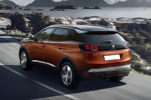 Rear Cross Side View of Peugeot 3008 (2012-2022)