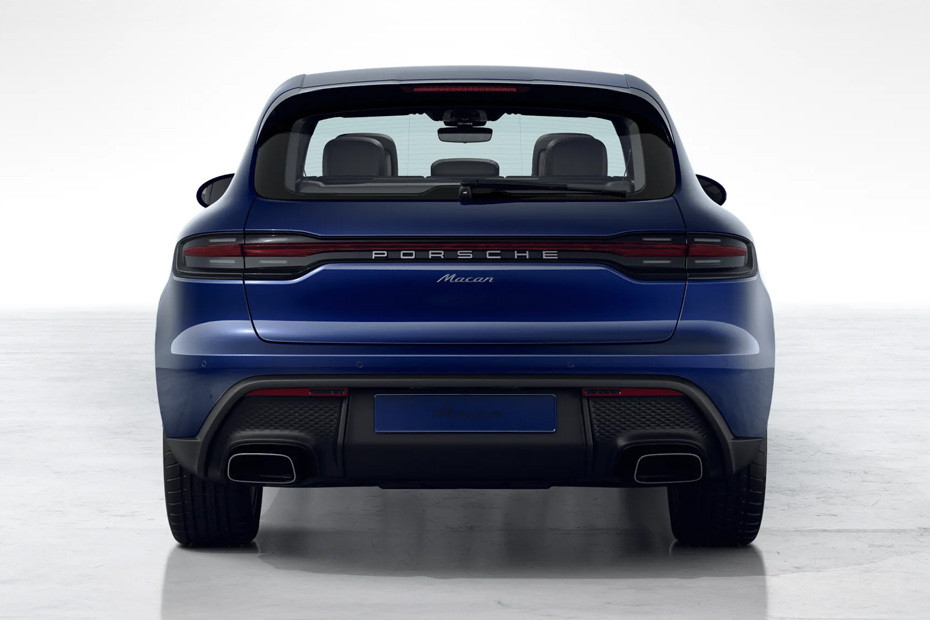 Full Rear View of Porsche Macan Full Rear View of Porsche Macan