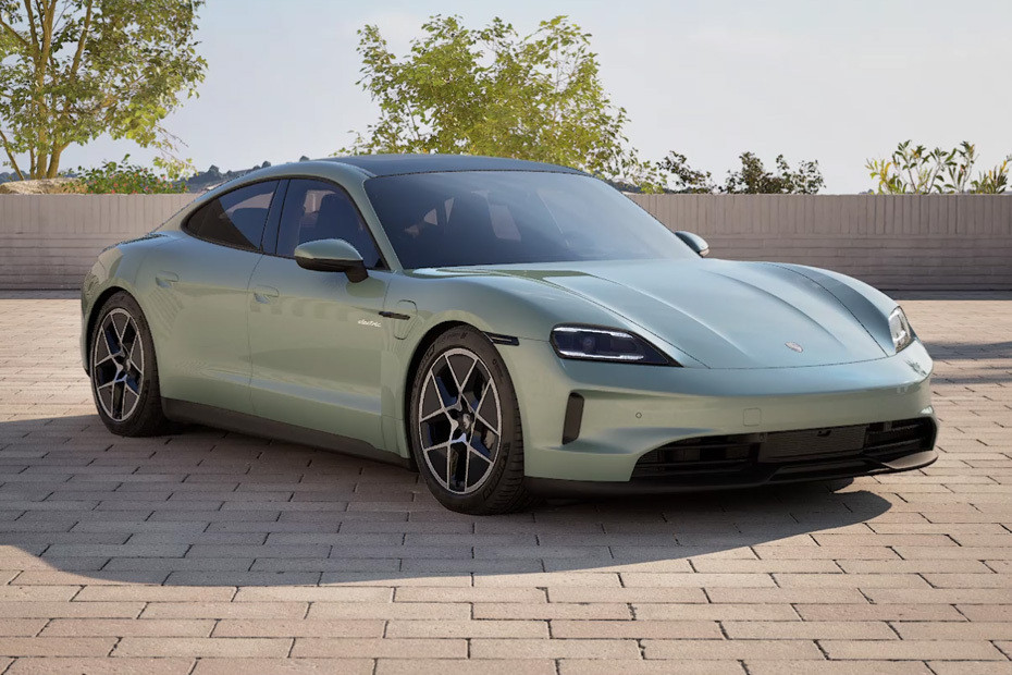 Porsche Taycan Front Medium View in UAE