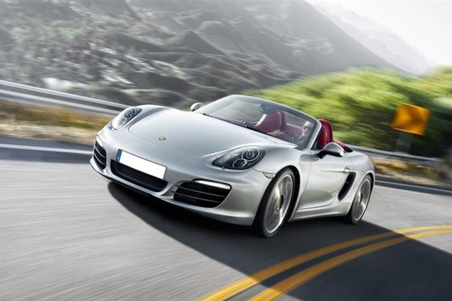 Porsche Boxster S Front Angle High View in UAE