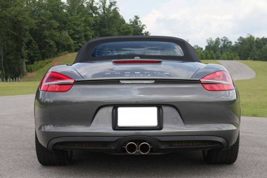 Full Rear View of Porsche Boxster S in UAE