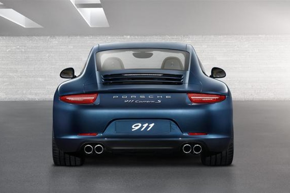 Full Rear View of Porsche 911 Carrera S in UAE